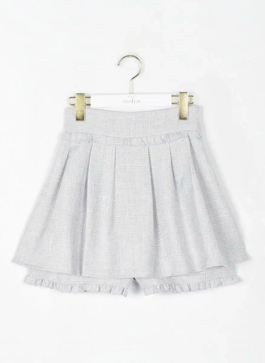 Secure Payment, Genuine) Evelyn Evelyn Tweed Ruffled Skirt