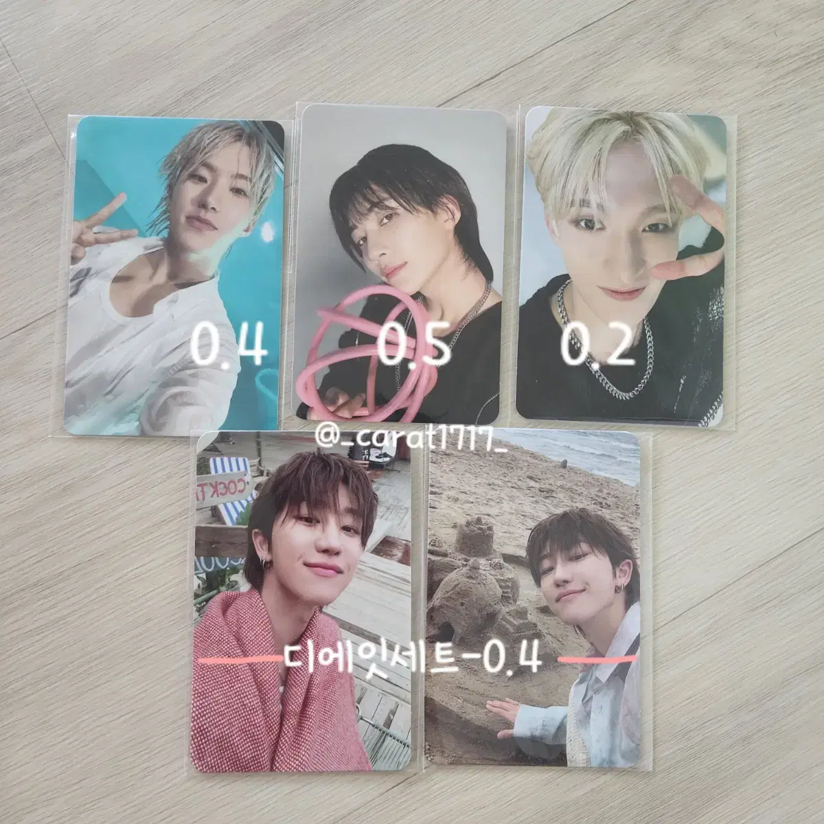 SEVENTEEN Mini 12th Edition Spiderfields photocard WTS