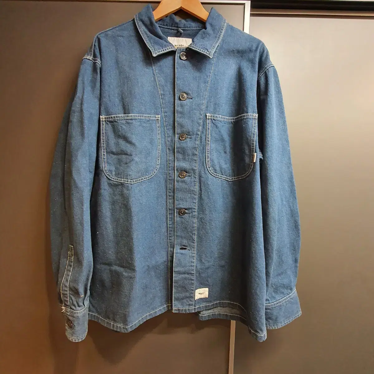 [XL] 더블탭스 데님셔츠 Wtaps 20SS MINE LS Shirt