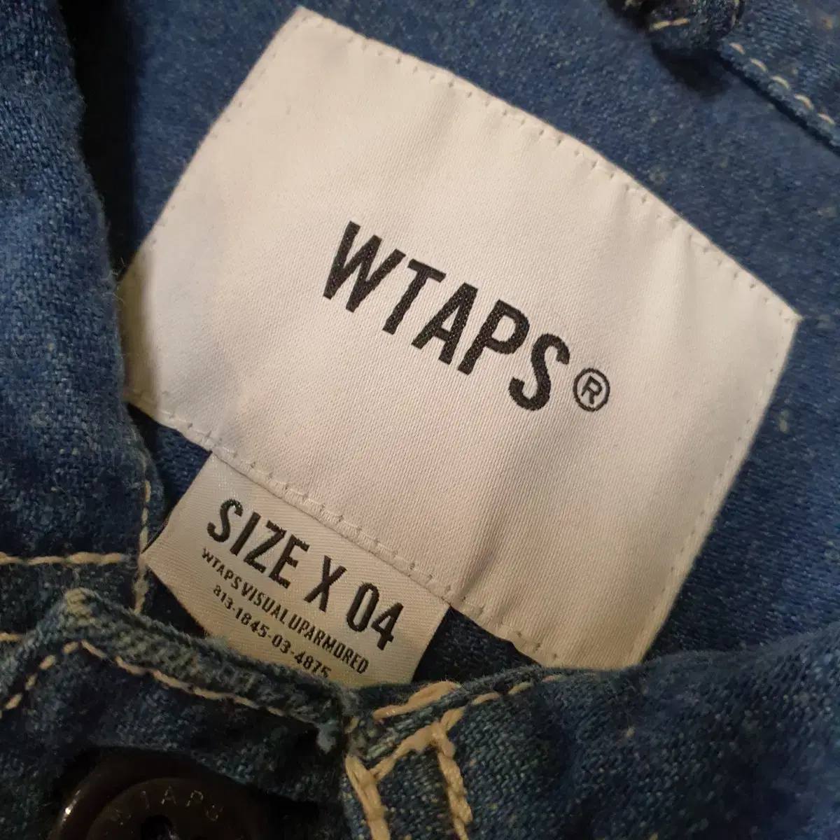 [XL] 더블탭스 데님셔츠 Wtaps 20SS MINE LS Shirt