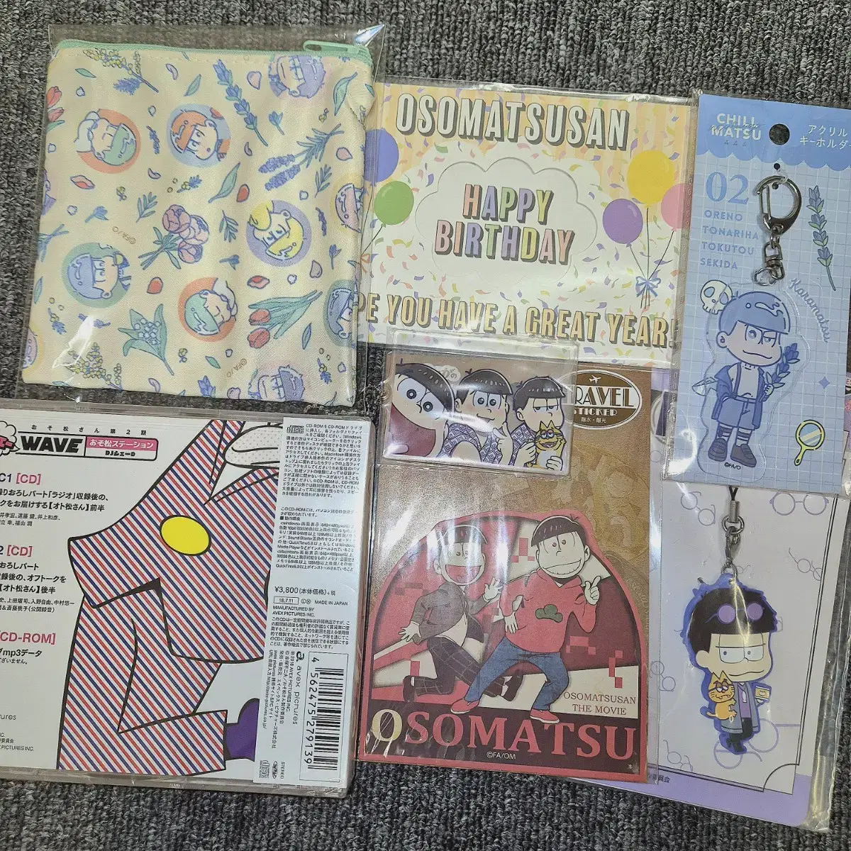 Bulk of 8 Osomatsu-san goods