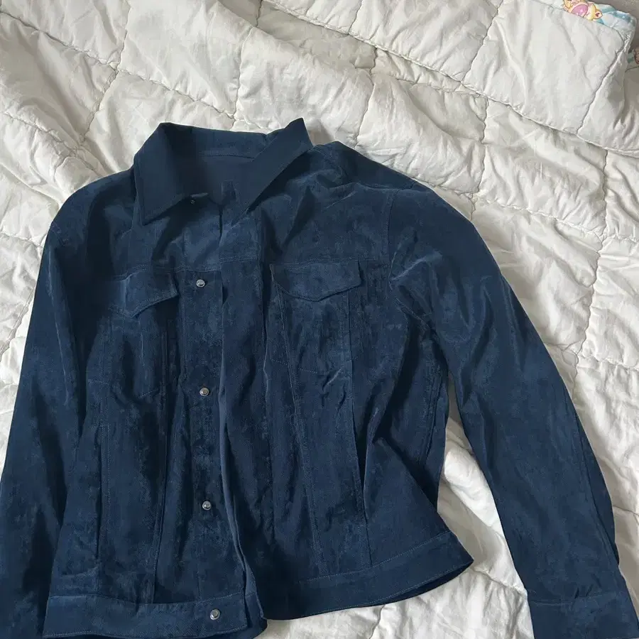 Youth trucker jacket blue