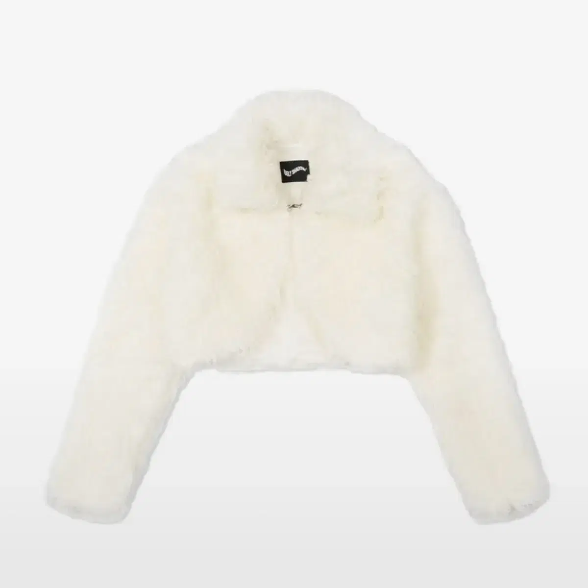 어글리쉐도우 CURLY CROPPED FUR JACKET(IVORY)