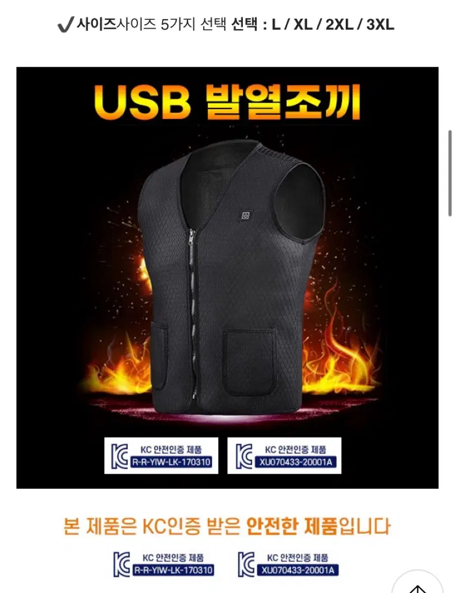 USB Heated Vest