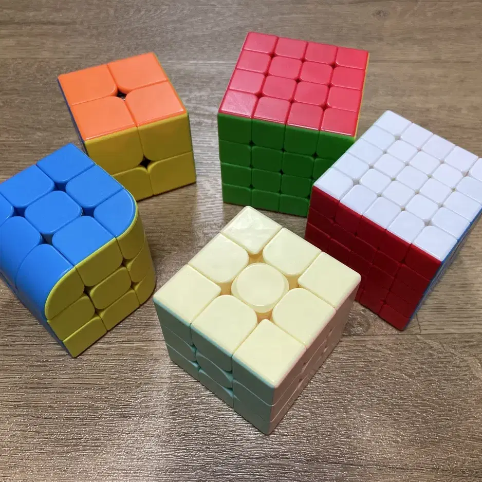 큐브 여러개 일괄 (2x2, 3x3, 4x4, 5x5)