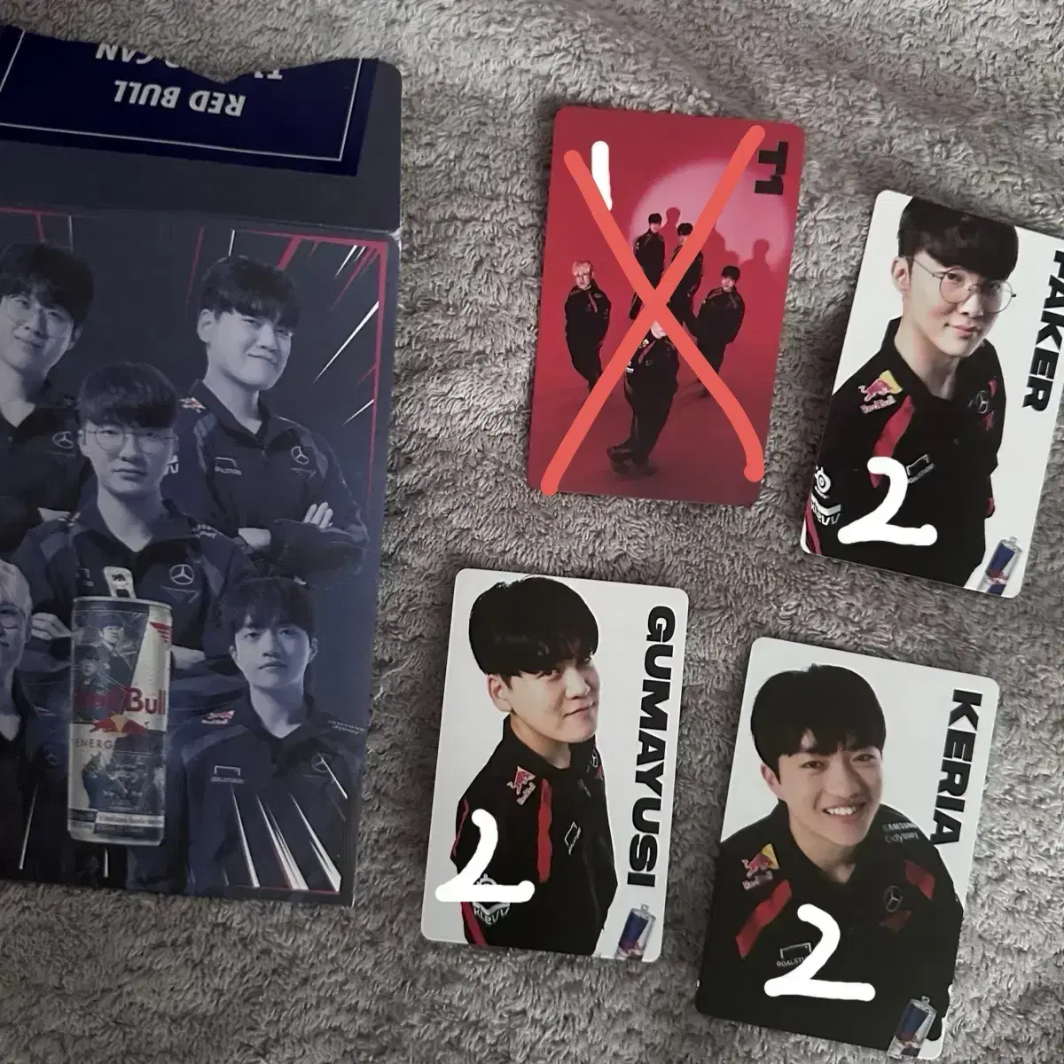 T1 Red Bull A photocard Photo Card