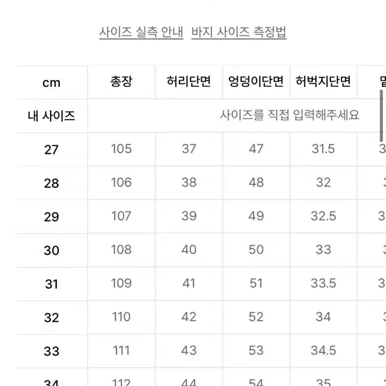 모드나인 블루스타더스트 28사이즈(할인설명참고)