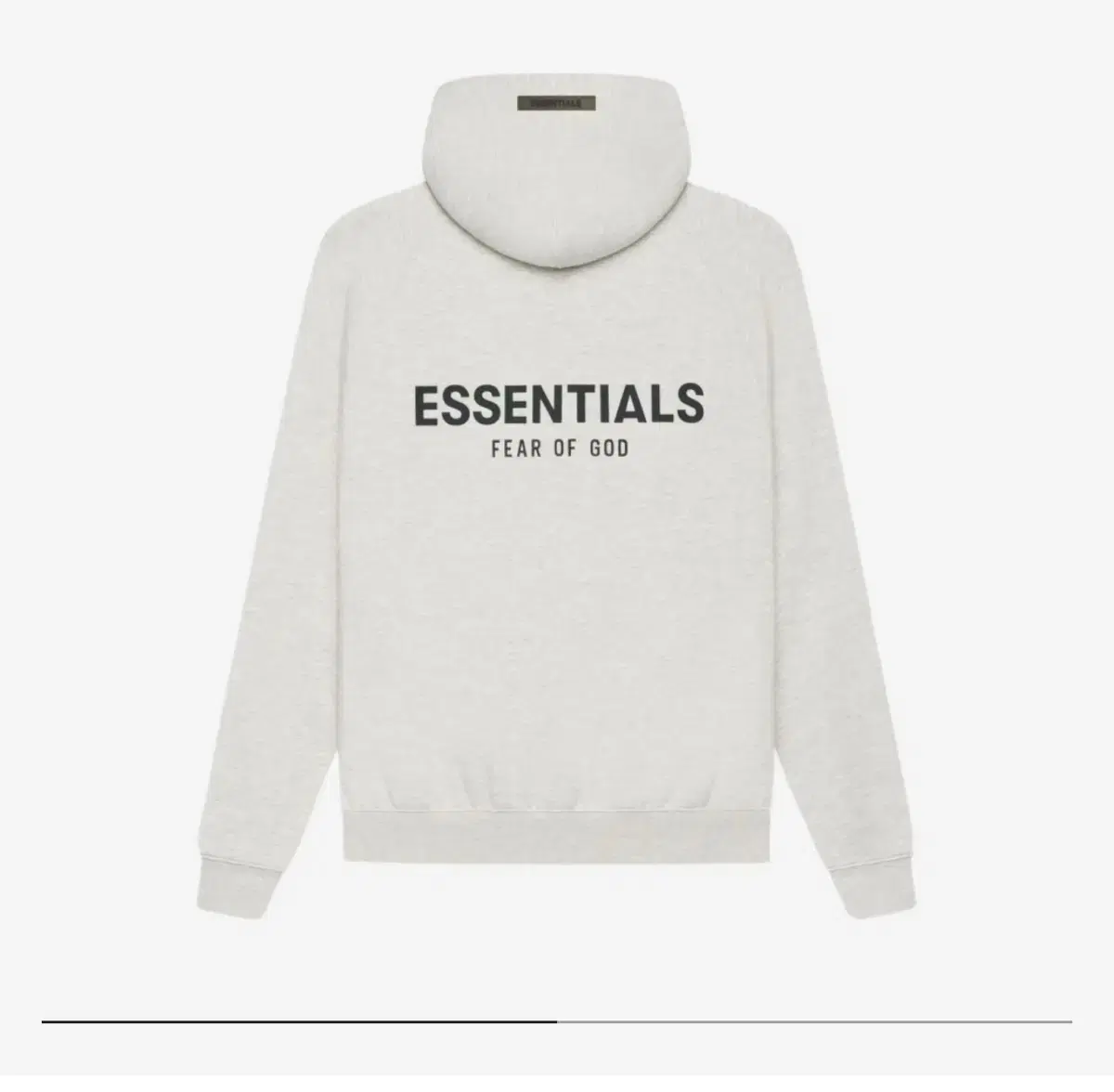 Essential Pullover Hooded Oatmeal M