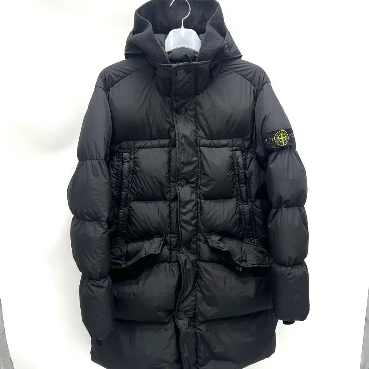 Stone Island Crinkle Labs Long Puffer Jumper