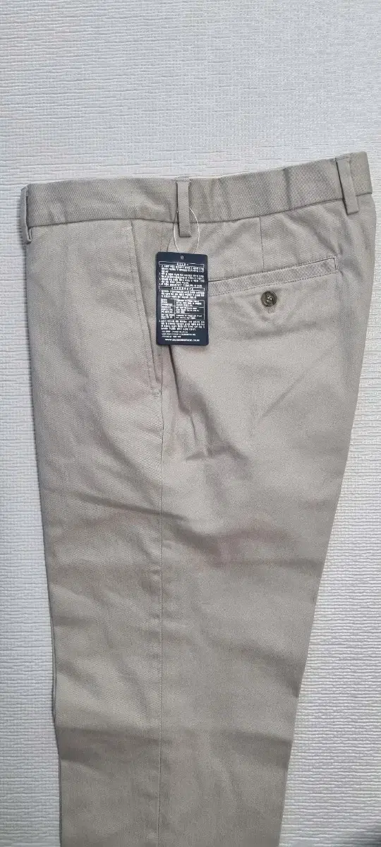 (Unused and New) Brooks Brothers Garment Washed Stretch Cotton Chino Pants