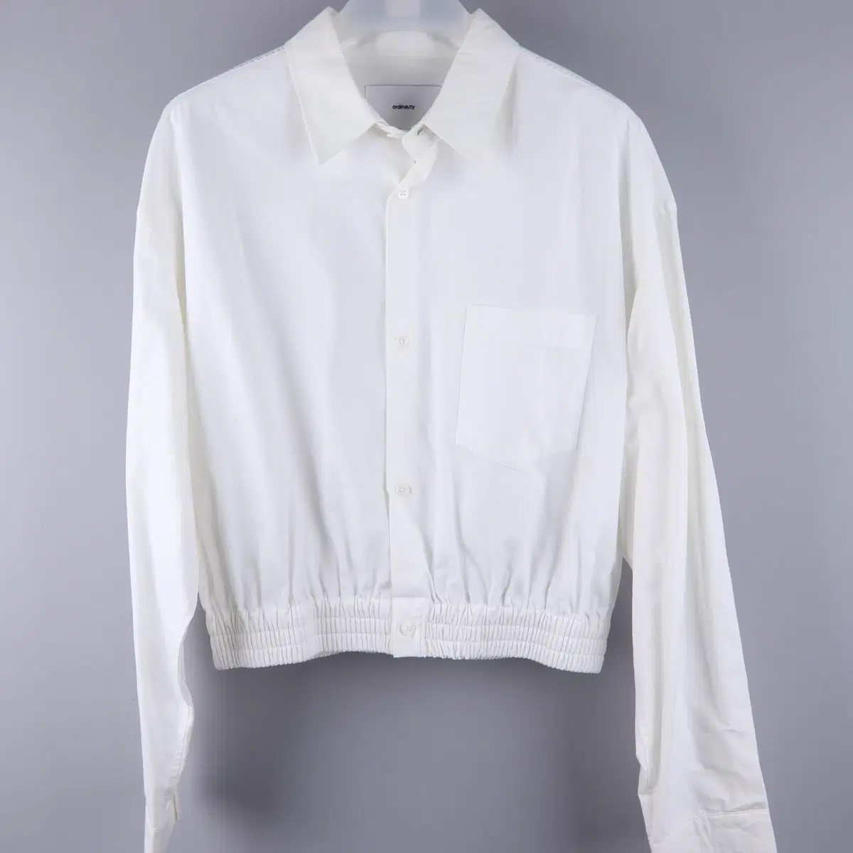 Ordinary Cotton Crop Shirt White (L)