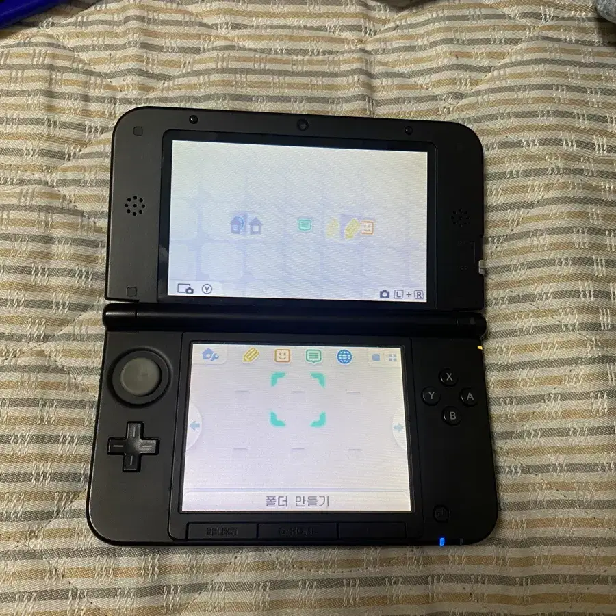 닌텐도 3dsxl 블루블랙 단품 판매합니다