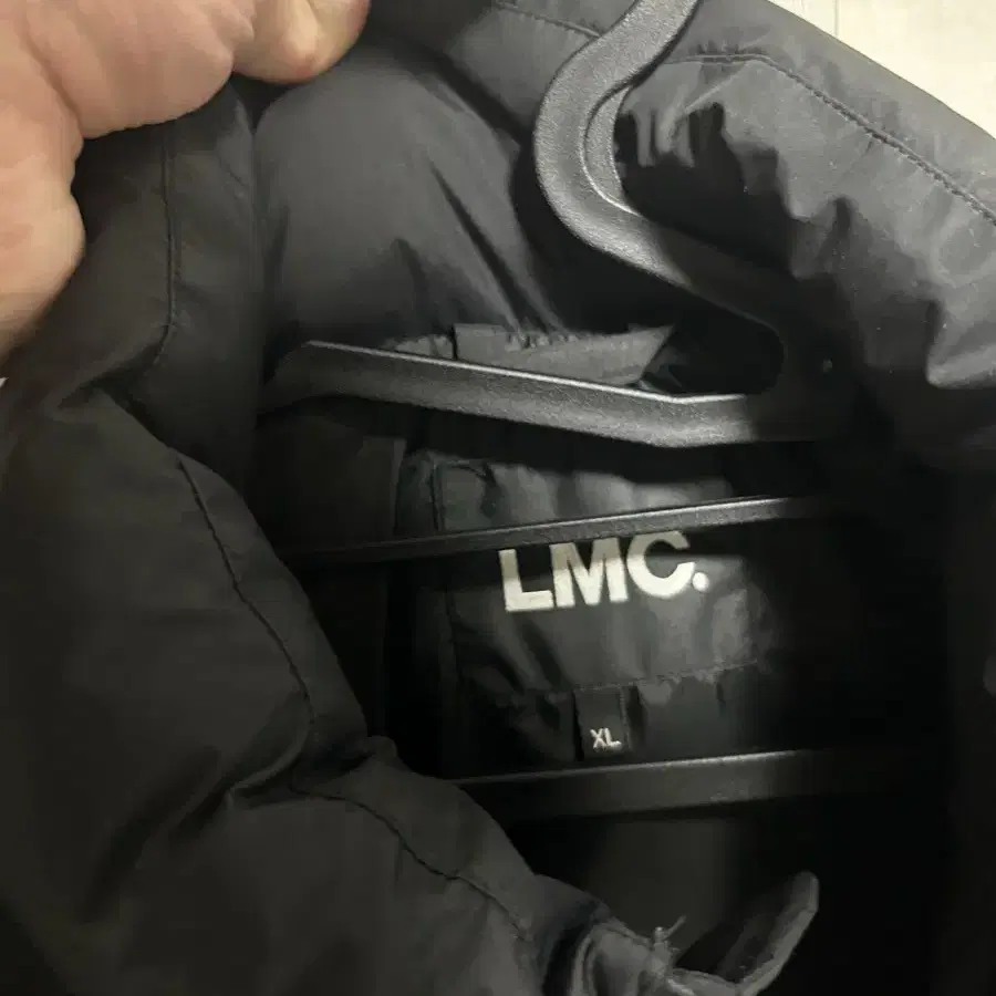 LMC 오리털 패딩 블랙 XL