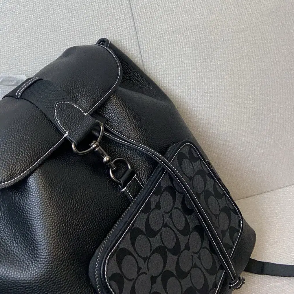 Coach 코치 백팩 가방 Charcoal 블랙 남성 c9864 Outl