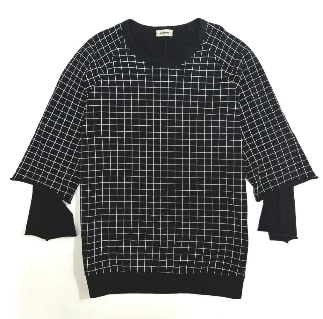 Undercover Grid Layered Long Sleeve Tee