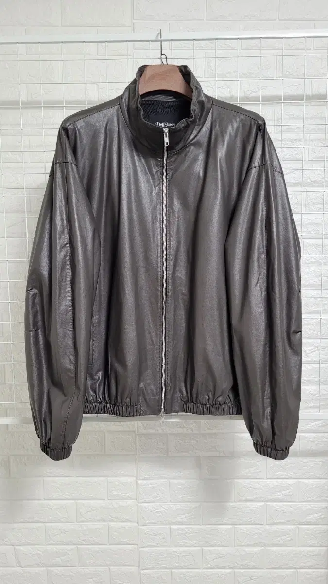 [XXL]DopeJason Tway YKKZipDetailed vegan leather windbreaker jacketXXL