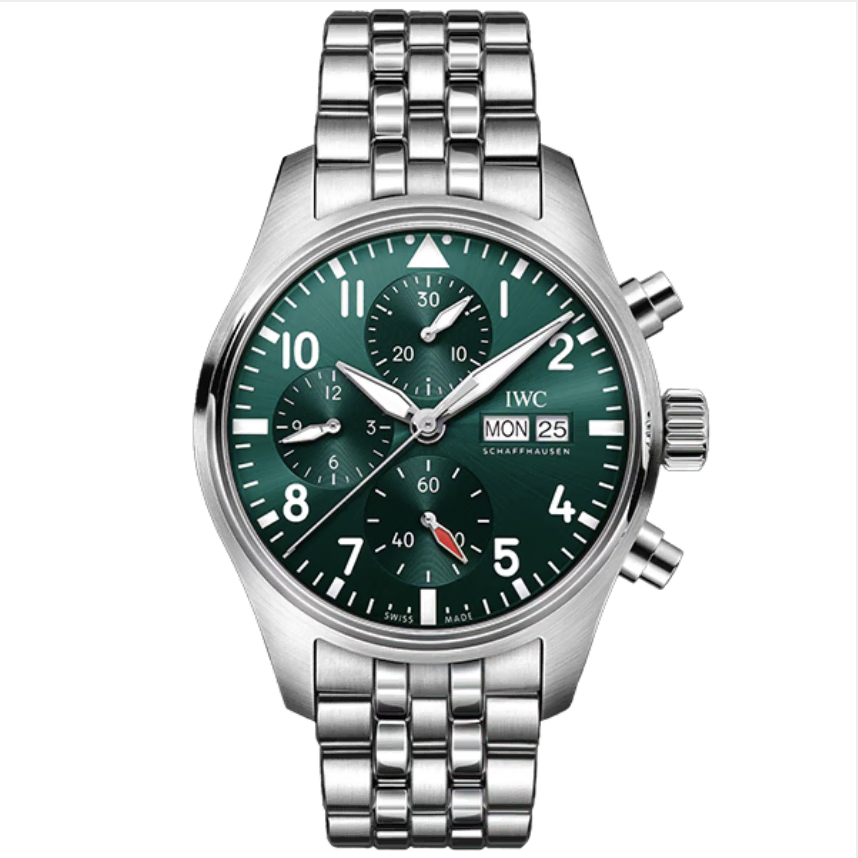 IWC 파일럿워치 크로노그래프 41-IW388104 그린