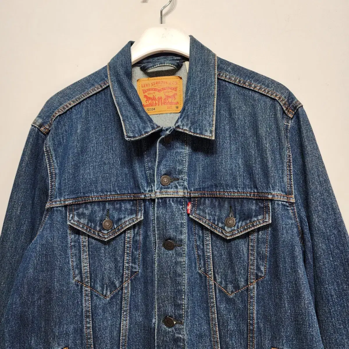 리바이스 LEVIS 72334데님 자켓 청자켓 M