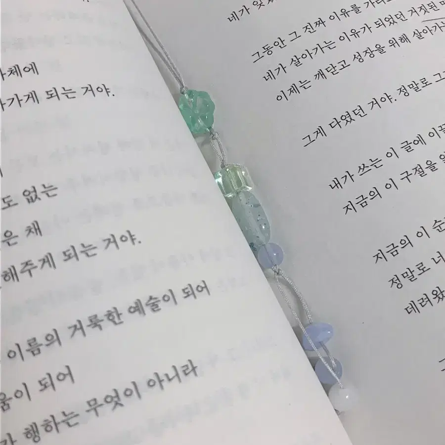 책 속에 숨겨둔 행운 책갈피. 모리걸아오이유우비즈책갈피하구미달천산리오