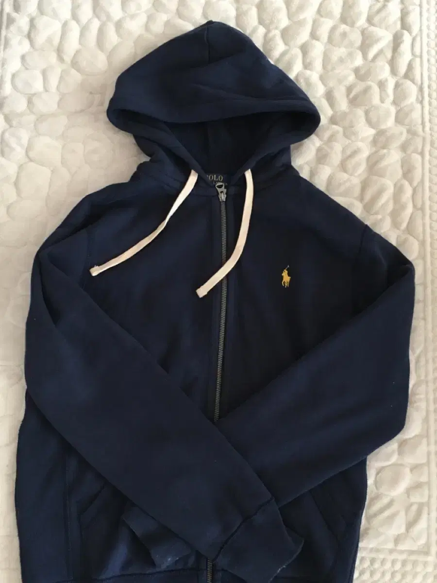 Genuine Polo Hoodie Zip Up Navy Navy S