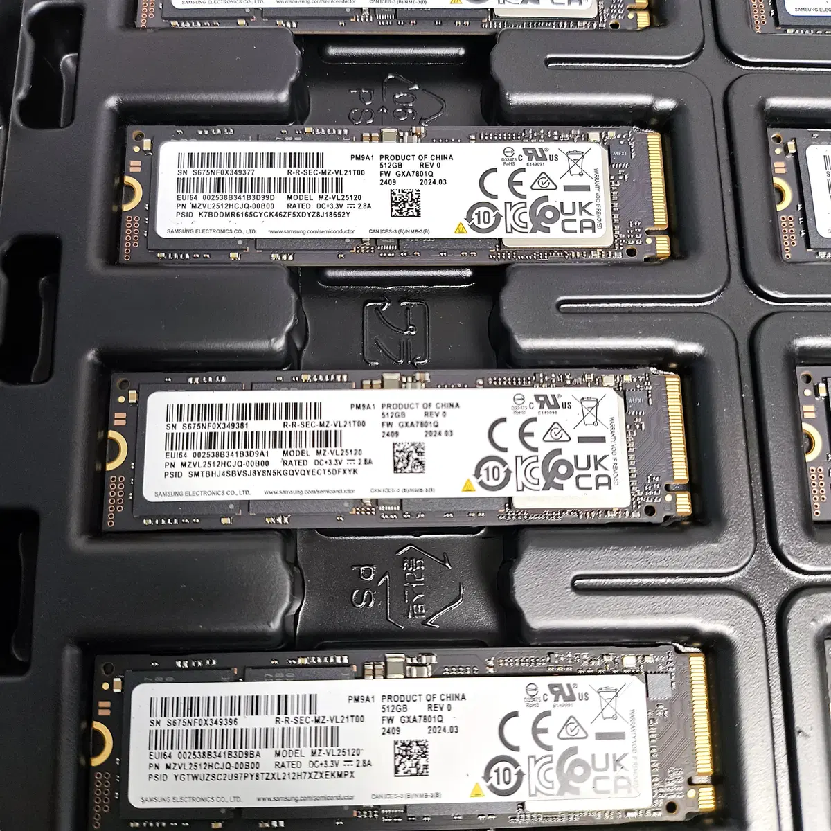 512GB 삼성 PM9A1 M.2 NVMe Gen4 신품급 탈거