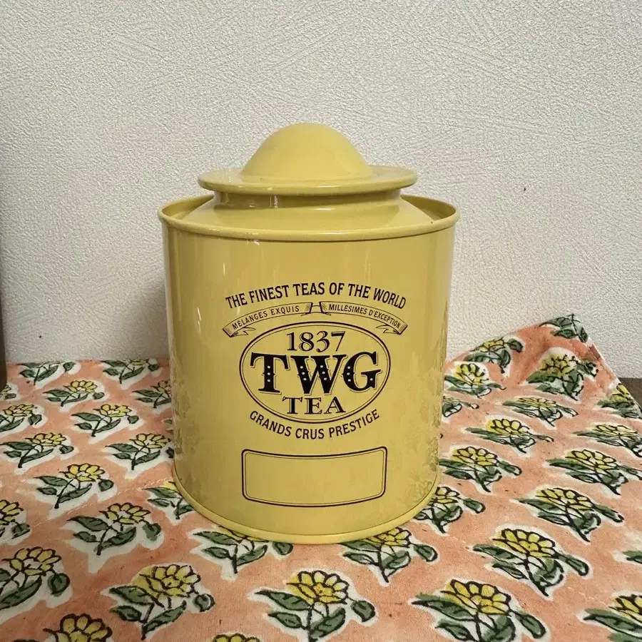 TWG 틴케이스 yellow