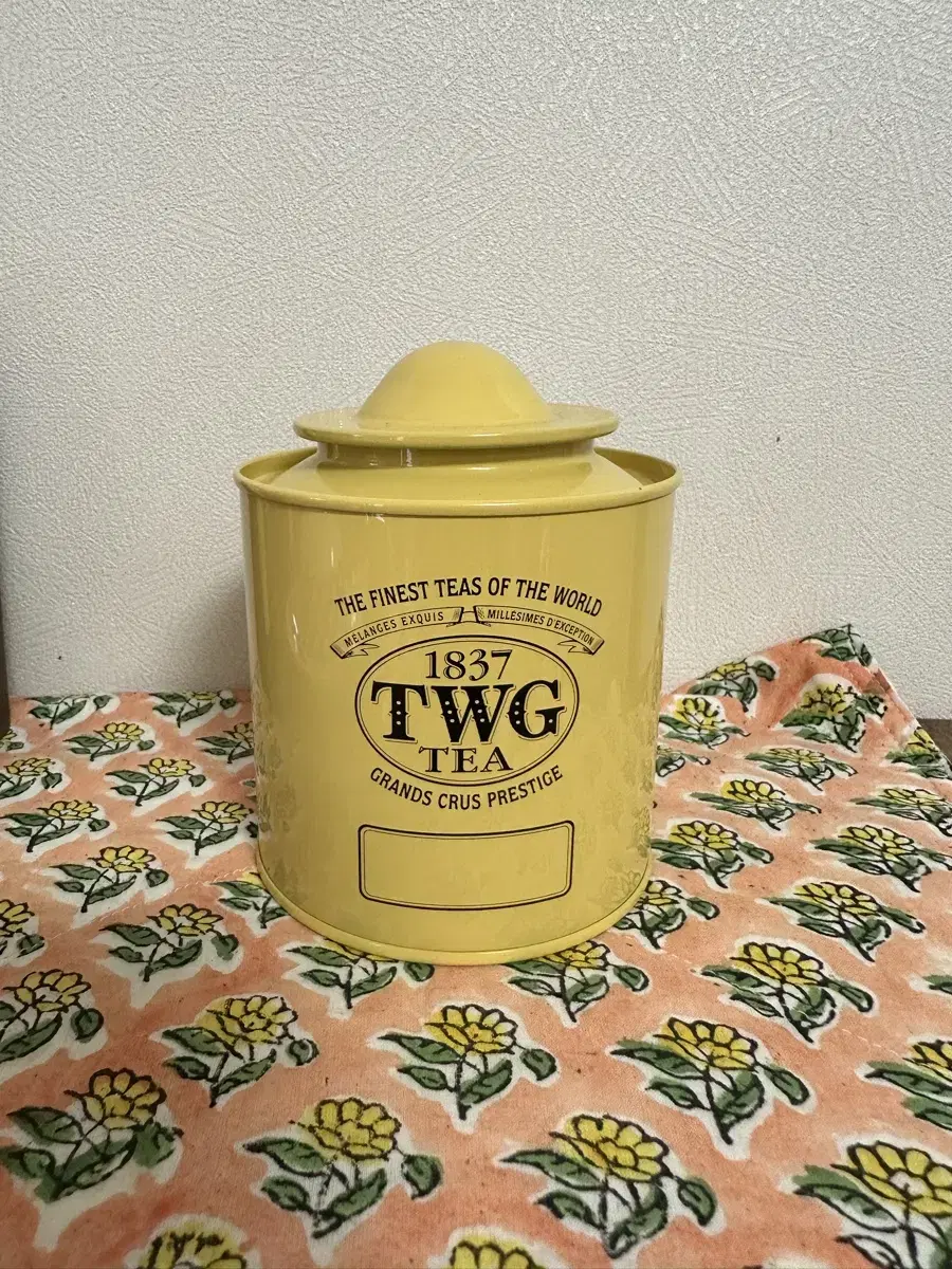 TWG 틴케이스 yellow