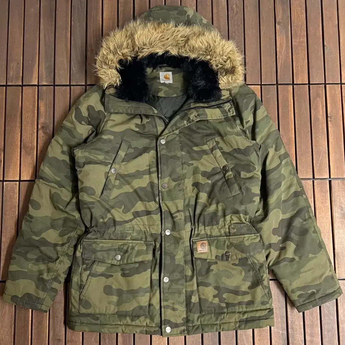 CARHARTT CAMO 야상 패딩 (칼하트)