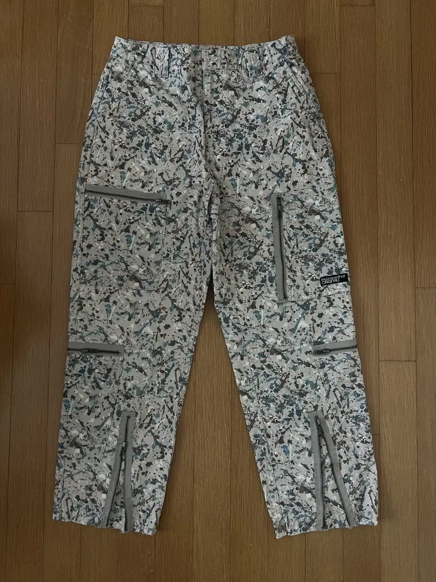 디스이즈네버댓 Print Flight Pant Beige Print