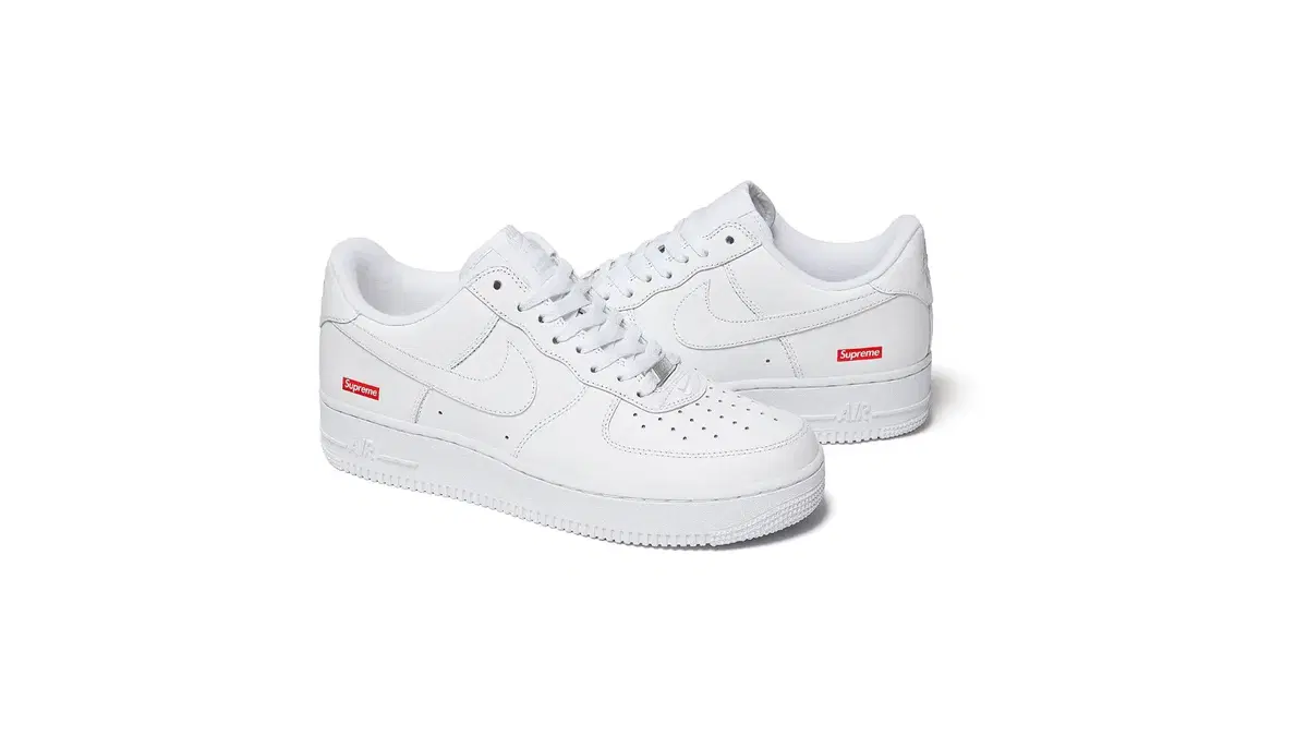 [New] Nike X Supreme Air Force 1 Low White CU9225-100