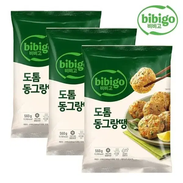 무료배송-비비고 도톰 동그랑땡 560g 3개 (총 1.68kg)