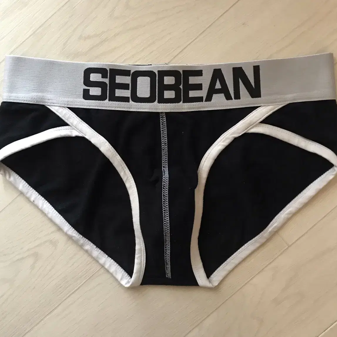 [M size] Seobean 서빈 남성 언더웨어 브리프(삼각팬티) 검정