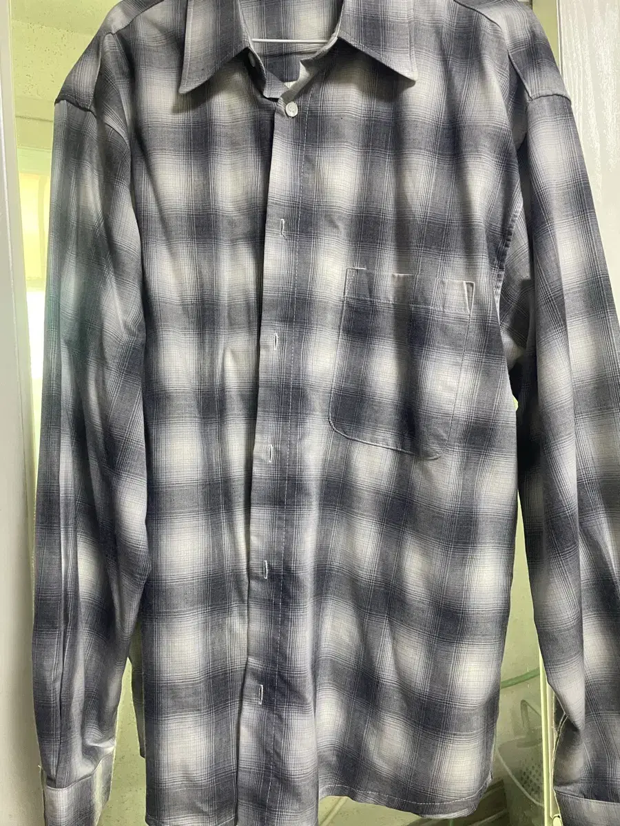 (m) Euler Ombré Check Shirt