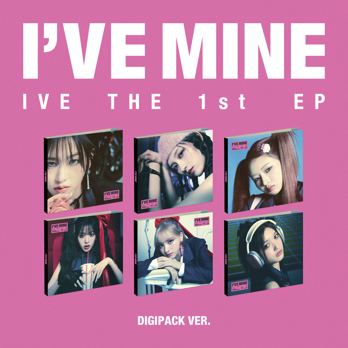 [unsealed] IVE 1st EP digipack album Set of 6