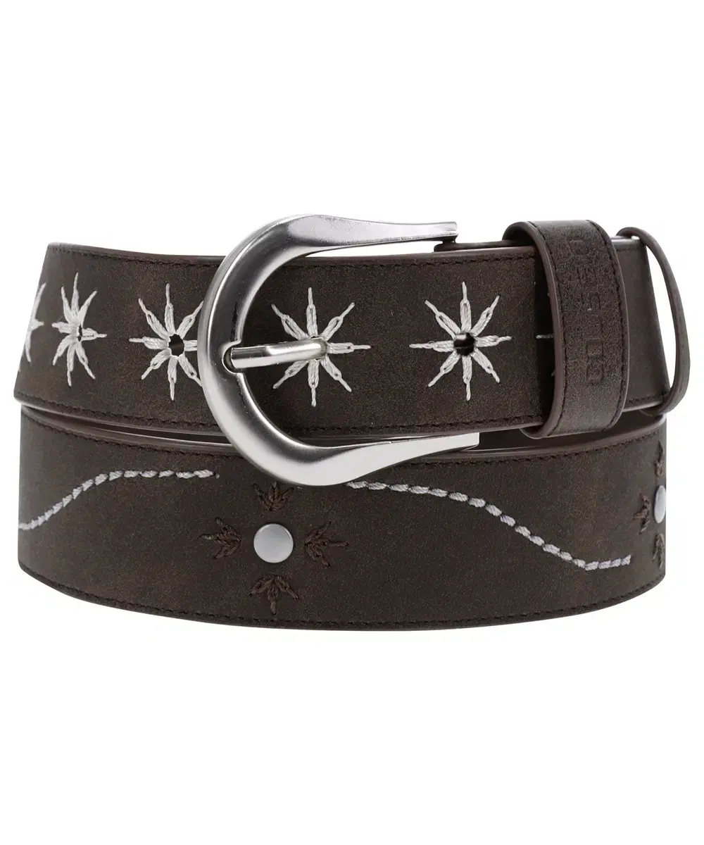 COYSEIO FLAME STUD BELT BROWN