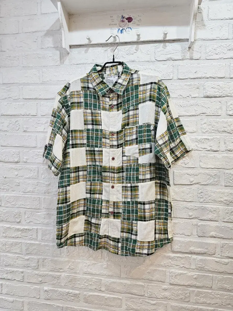 Stussy Green Patchwork South (L)