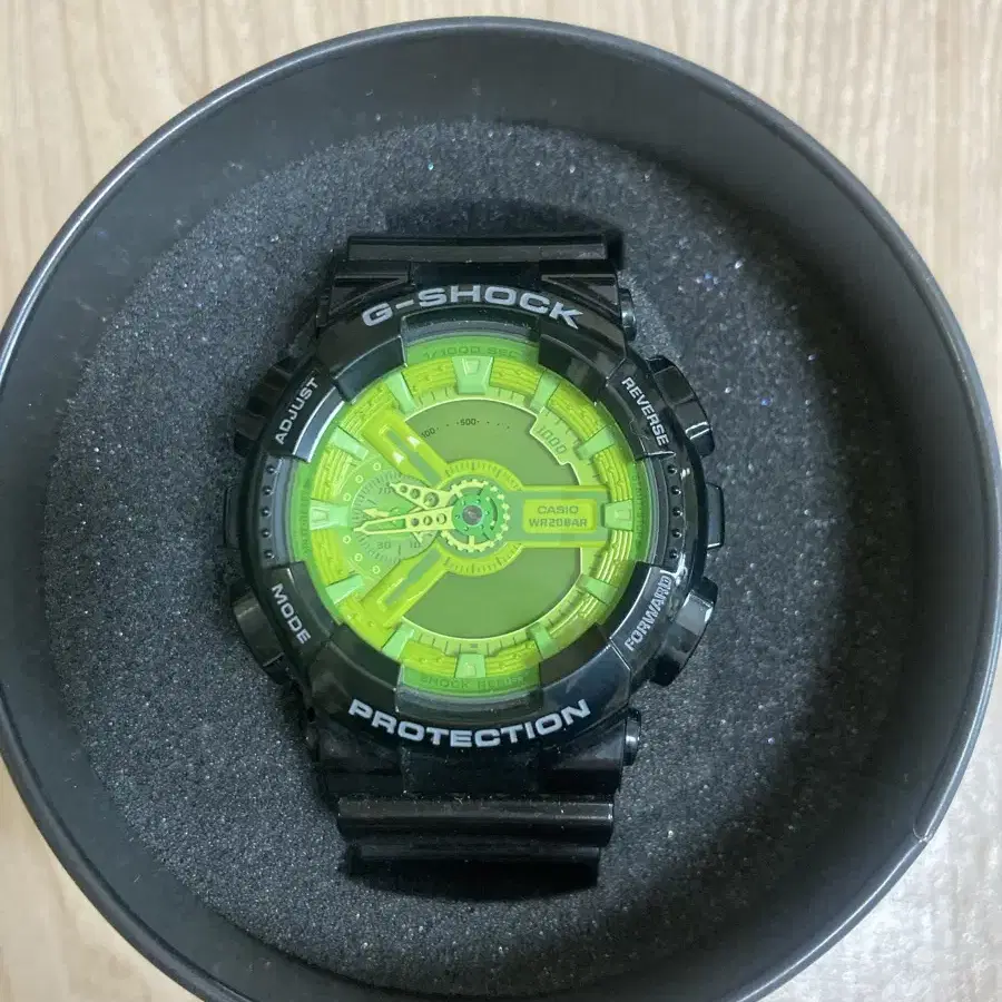 G-SHOCK  지샥 손목시계 A-110B 그린 형광색