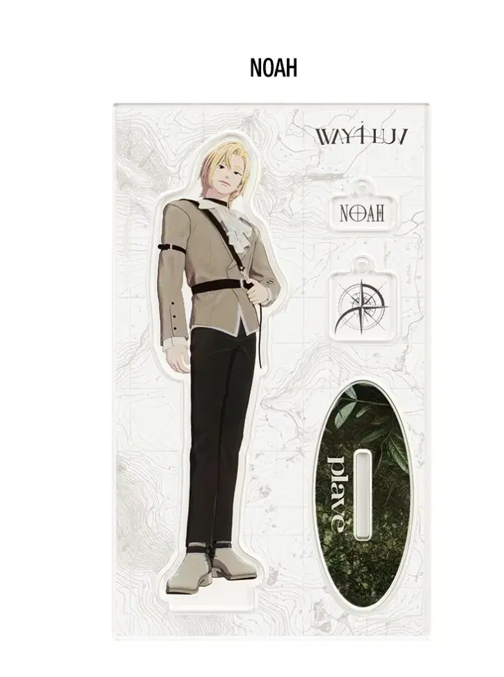 Unsealed noah acrylic stand below cost wts