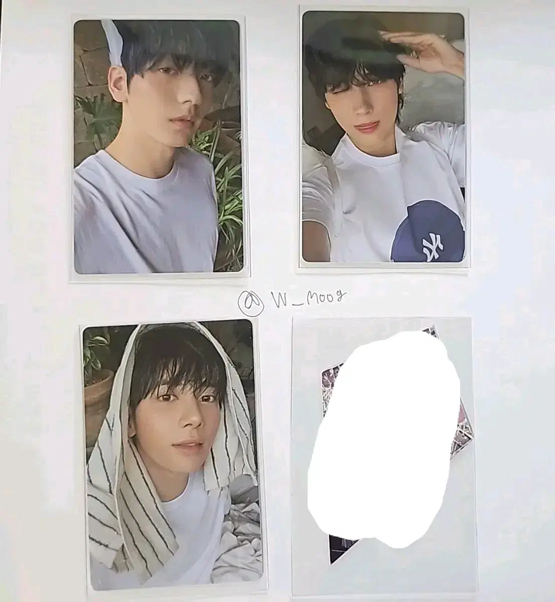 txt sanctuary angel version alfo photocard 3 people bulk alfo soobin taehyun huning yeonjun