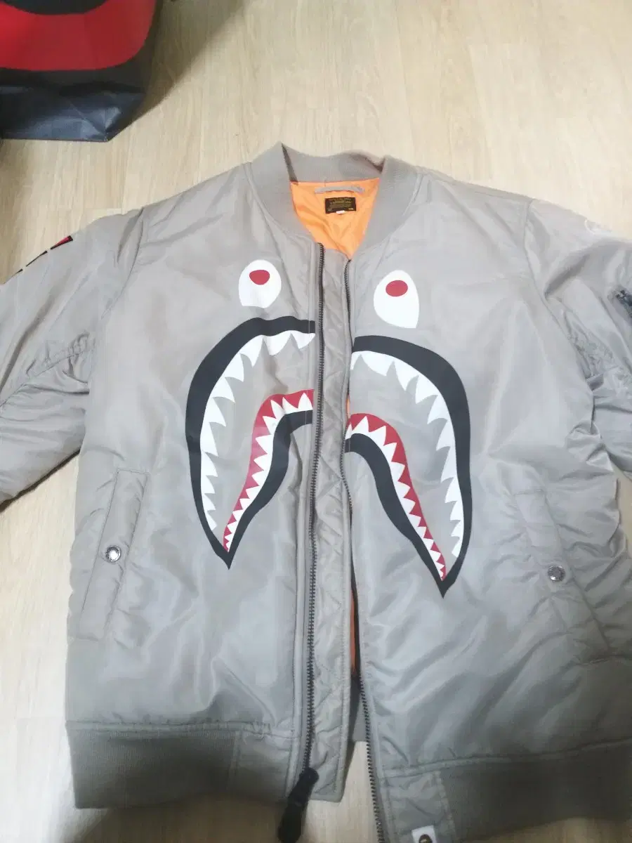 베이프 샤크 마원 BAPE SHARK MA-1 2XL XXL