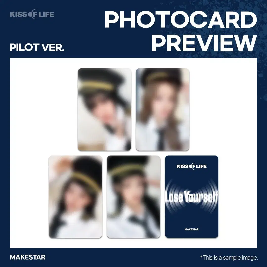 Keyoff makestar pilot version photocard buncheol