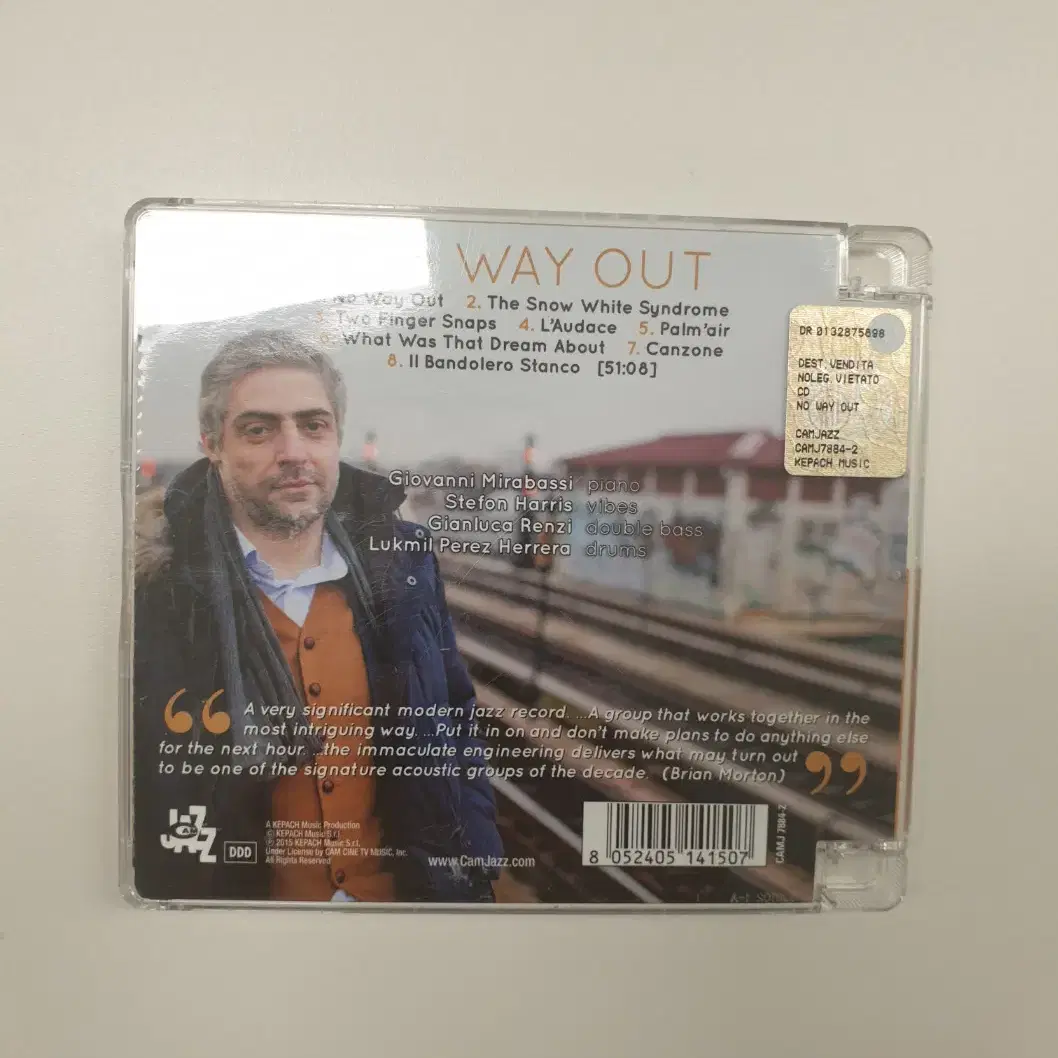 [중고 CD] Giovanni Mirabassi - No Way Out