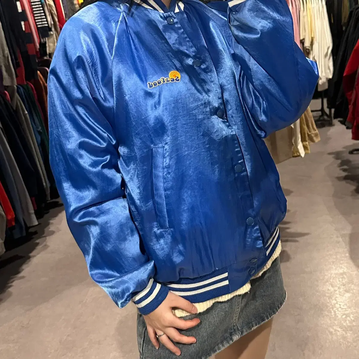 (965) Varsity Bomber Jacket 바시티 봄버 자켓