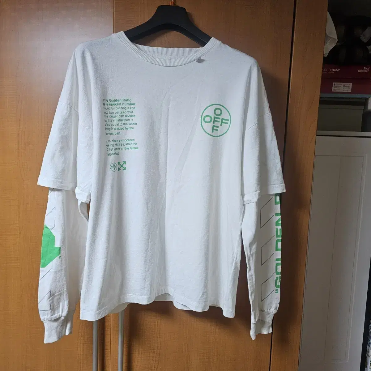 Off-White Layered Long Sleeve 100 Genuine