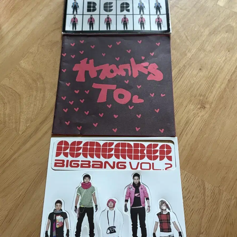 친필싸인 포함된 빅뱅 (Bigbang) 2집 Remember 붉은노을