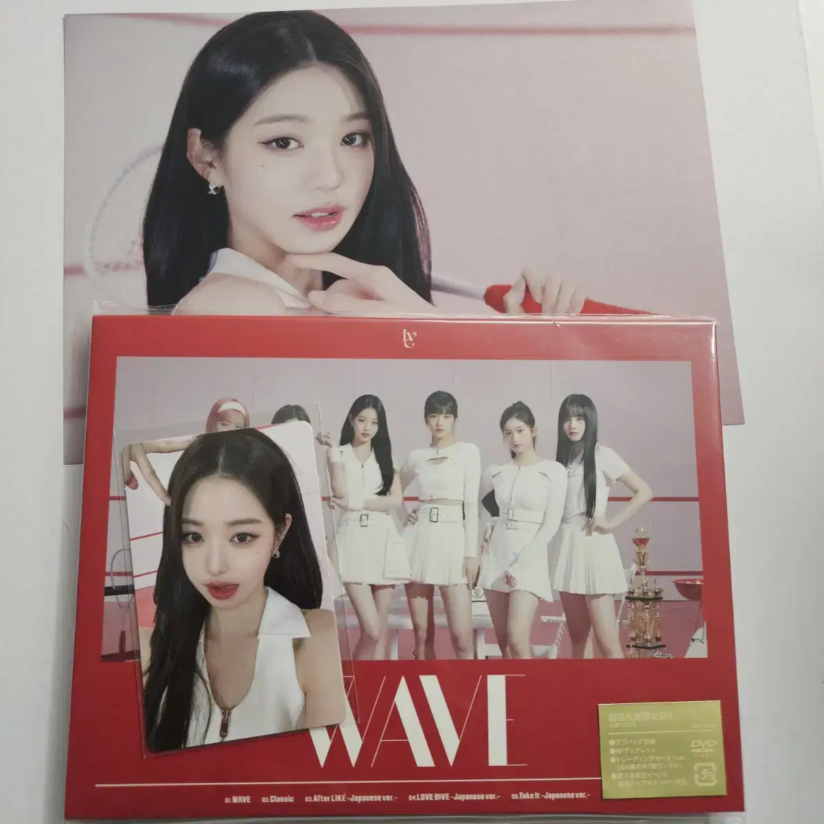 ive wonyoung WAVE初回限定盤 japan albumphotocard