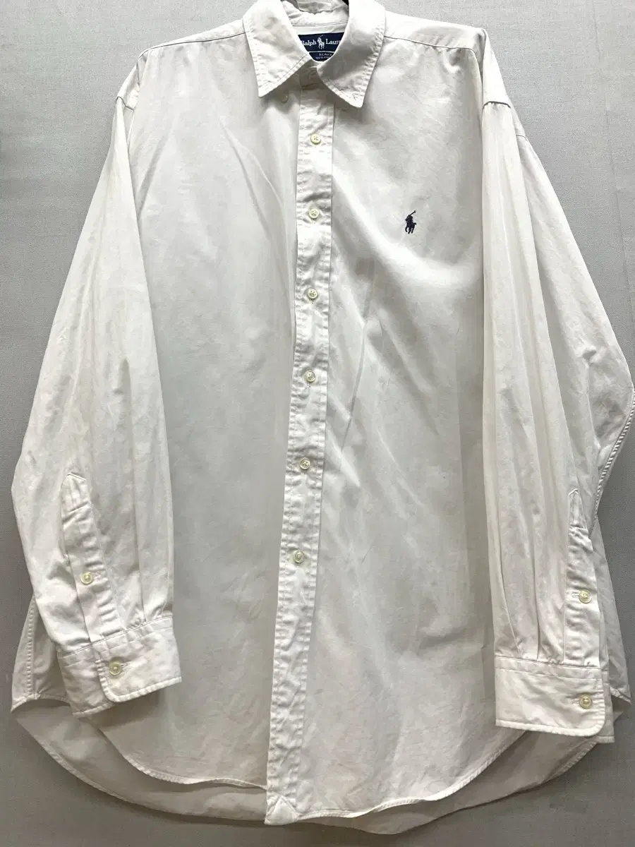 Polo white over-fit shirtL