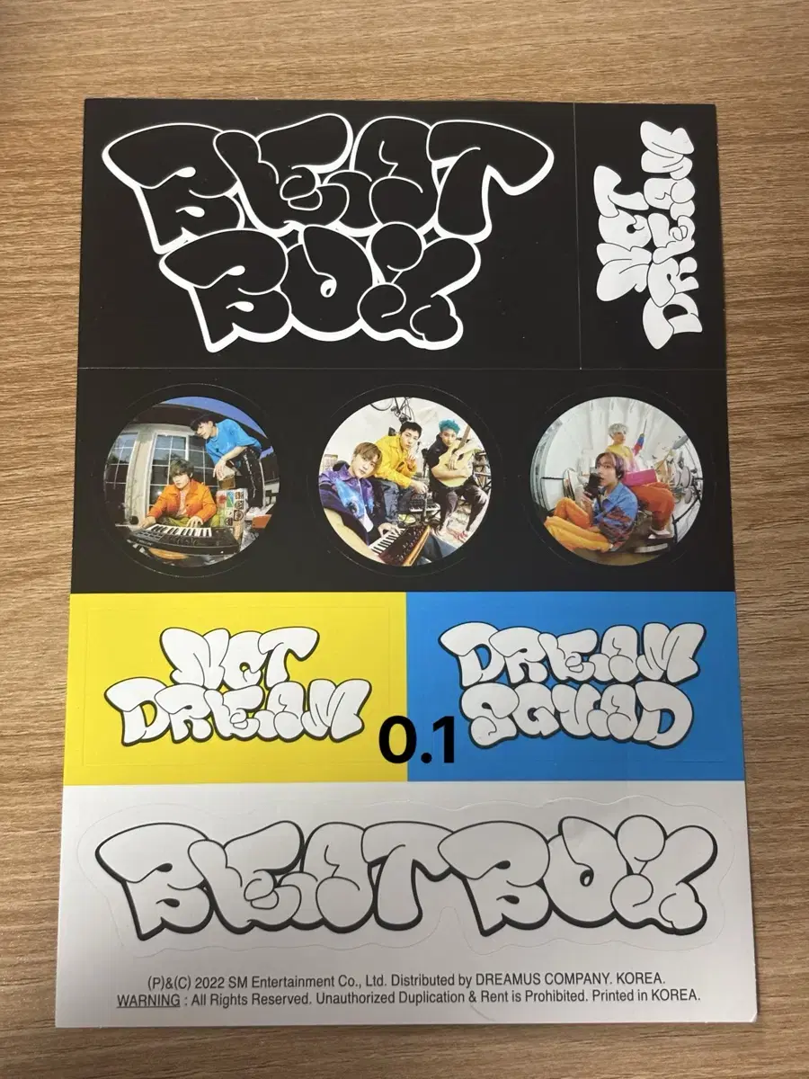 NCT Beatbox Stickers