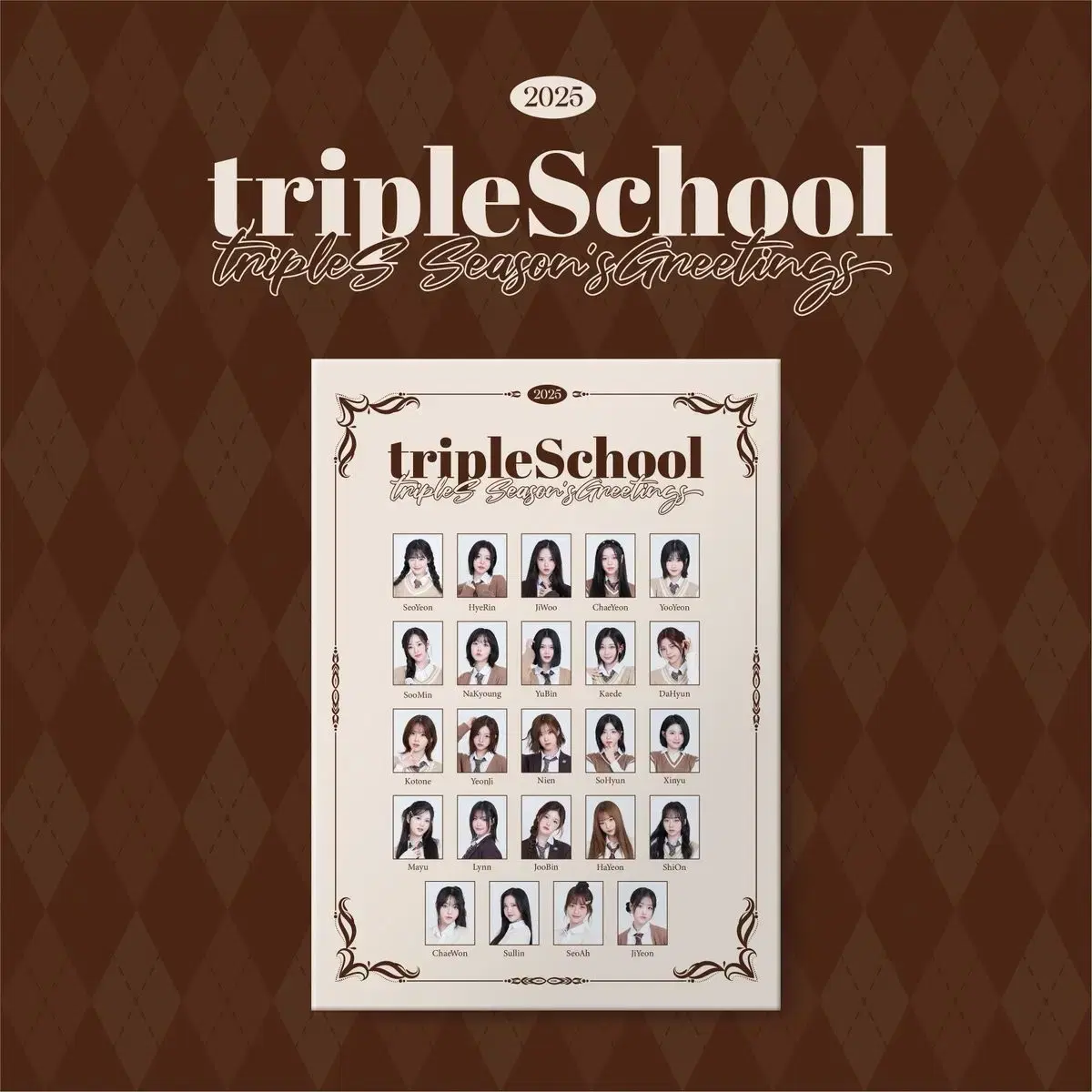 Triples 2025 season's greetings buncheol