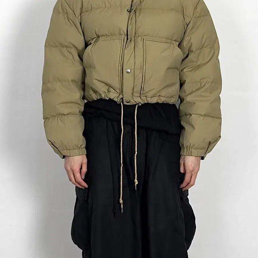 90s burgh scott cropped puffer jacket